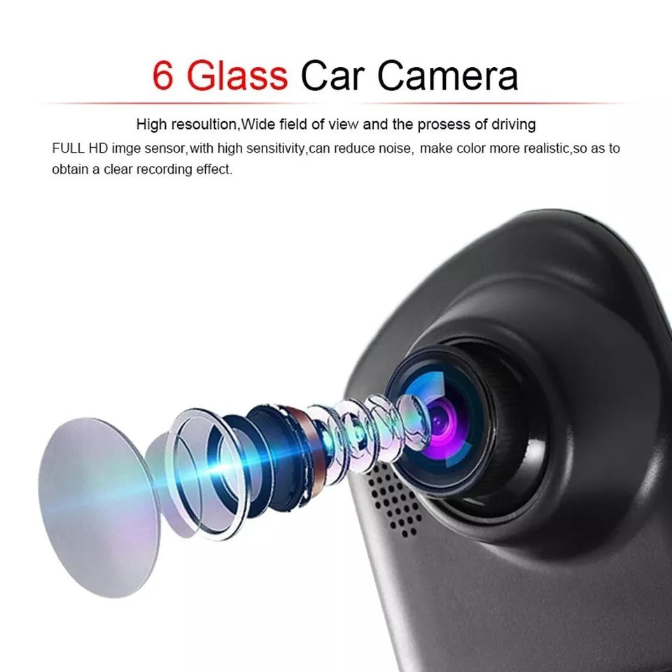 🚗 Retrovisor con Cámara 1080P — Más Visibilidad, Más Seguridad