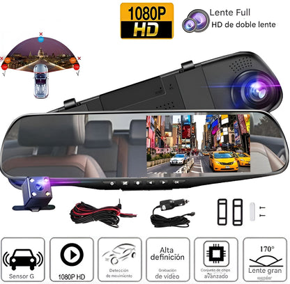 🚗 Retrovisor con Cámara 1080P — Más Visibilidad, Más Seguridad